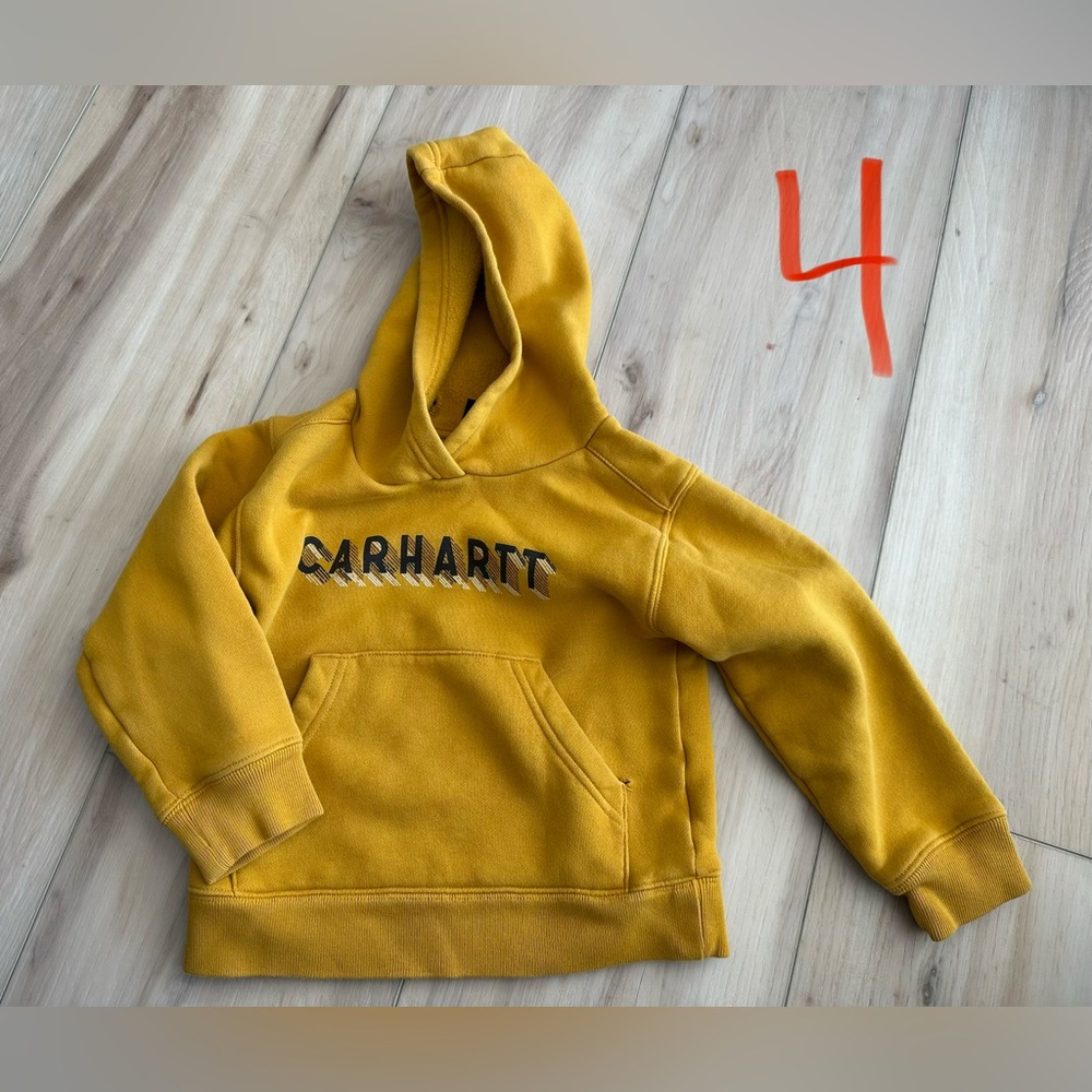Carhartt Kids Mustard Hoodie